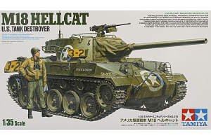 Model kit 1/35 U.S. Tank Destroyer M18 Hellcat(Tamiya) (damage box)