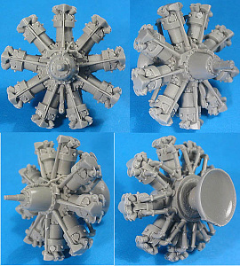 Additions (3D resin printing) 1/32 Bristol Mercury Engine (Vector)
