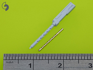 Aircraft detailing sets (brass) 1/72 Browning M2 aircraft .50 caliber (12.7mm) barrels (2pcs) 