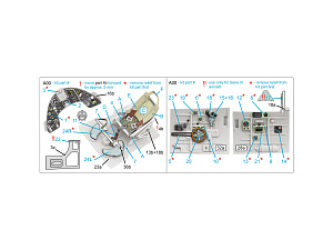 Macchi MC.200 Saetta (Early) 3D-Printed & coloured Interior on decal paper (Italeri)