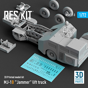 Additions (3D resin printing) 1/72 MJ-1B "Jammer" lift truck (3D-Printed model kit) (ResKit)