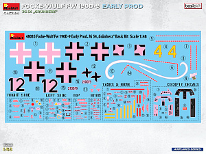 Model kit 1/48 Focke-Wulf Fw-190D-9 EARLY PROD. JG 54 "Grunherz" (MiniArt)