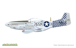 Model kit 1/72 Tales of Iwo Jima P-51D Mustangs Dual Combo HELL IN THE PACIFIC (Eduard kits)