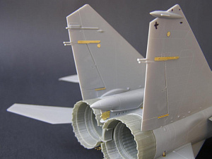 Photo Etching Kit MiG-25. Exterior (ICM) (designed to be used with ICM) (Metallic Details)