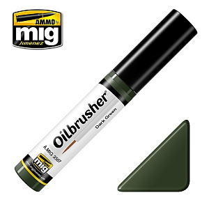 OILBRUSHER Dark Green (10mL) (Ammo Mig)