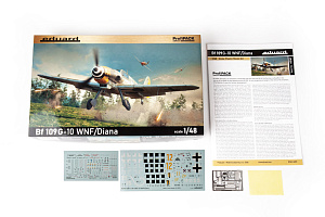 Model kit 1/48 Messerschmitt Bf-109G-10 WNF/Diana (Eduard kits)