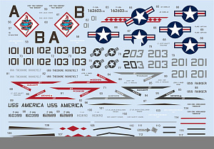 Decal 1/48 F-14A Desert Storm (TAM)