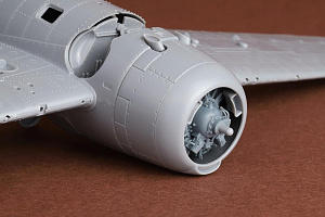 Additions (3D resin printing) 1/48 F4F-4 Wildcat Engine Set (TAM)