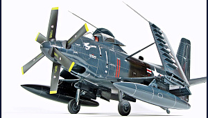 Model kit 1/48 Douglas A2D-1 Skyshark ADVANCED KIT (Clear Prop)