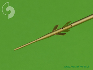 Aircraft guns (brass) 1/48 Mikoyan MiG-21SM/MiG-21M/MiG-21MF Fishbed J - Pitot Tube