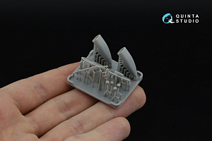 Ford GT40 Mark II 3D-Printed & coloured Interior on decal paper (Fujimi) (with 3D-printed resin parts)