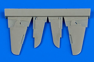 Additions (3D resin printing) 1/72 Yakovlev Yak-3 control surfaces (designed to be used with Zvezda kits) 