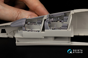 RF-4C Phantom II (late without DMAS) 3D-Printed & coloured Interior on decal paper (Hasegawa) (Small version) (with 3D-printed resin parts)