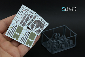 AH-1W 3D-Printed & coloured Interior on decal paper (Trumpeter) (with 3D-printed resin parts) 