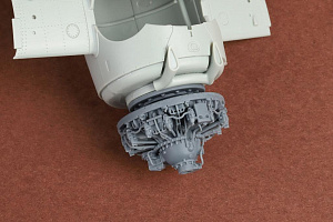 Additions (3D resin printing) 1/48 Grumman F4F-4 Wildcat engine set (designed to be used with Academy kits)