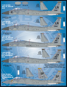 Decal 1/48 'USAFE MOD Eagles' (Furball Aero-Design)