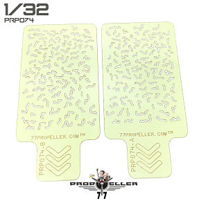 Stencils for airbrushes 1/32 Italian aircraft camouflage template Type C