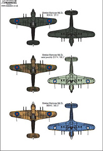 Decal 1/32 Hawker Hurricane Mk.IIc Pt 1 (3) (Xtradecal)