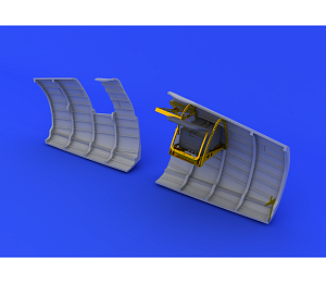 Additions (3D resin printing) 1/48 Spitfire Mk. IX Advanced (designed to be used with Eduard kits)