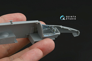 Su-25 3D-Printed & coloured Interior on decal paper (Zvezda) (with 3D-printed resin parts)