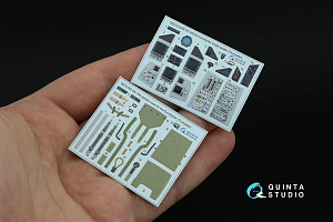 Eurofighter Typhoon Single-seater EF-2000/2000A 3D-Printed & coloured Interior on decal paper (Trumpeter)