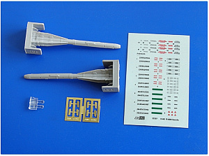 Additions (3D resin printing) 1/32 R-69 Air to Air missile (Advanced Modeling) 