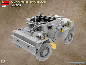 Model kit 1/35 DINGO Mk.III SCOUT CAR with CREW figures (MiniArt)