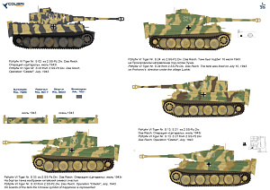 Decal 1/35 Pz VI Tiger I - Part IV SS-Pz.Div- Das Reich (Colibri Decals)