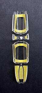 McDonnell F-4G Phantom II canopy mask (inside and outside) (designed to be used with Meng Model kits)