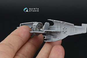 P-51B/P-51C Mustang 3D-Printed & coloured Interior on decal paper (Arma Hobby)