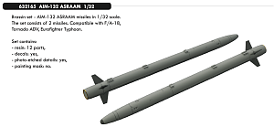 Additions (3D resin printing) 1/32 AIM-132 ASRAAM 