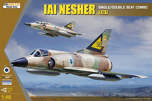 Model kit 1/48 IAI Nesher Single/Double Seat Combo (Kinetic Model Kits)