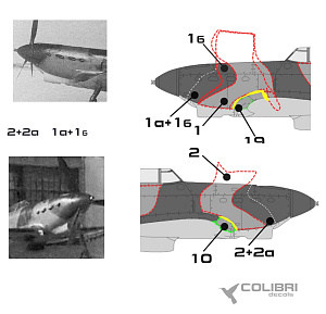 Paint Mask 1/72 Yak-7 A/Yak-7 V Factory 153 Series 01-18 (DFM) (Colibri Decals)