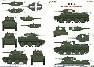 Decal 1/35 Bt-7 (Colibri Decals)