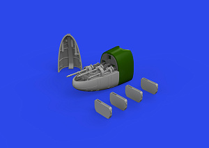 Additions (3D resin printing) 1/72 Messerschmitt Bf-110E nose guns 3D-Printed (designed to be used with Eduard kits) 