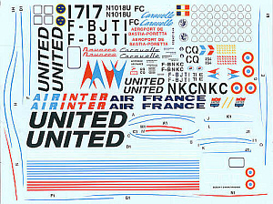 Model kit 1/72 Sud-Aviation SE-210 Caravelle III (Mach 2)