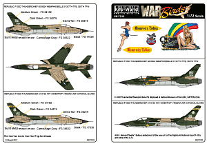 Decal 1/72 REPUBLIC F105D THUNDERCHIEF 60-0504 MEMPHIS BELLE II (Kits-World)