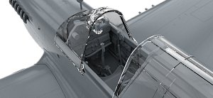 Model kit 1/48 Curtiss P-40E Warhawk (Royal Class Dual Combo)  (Eduard kits)