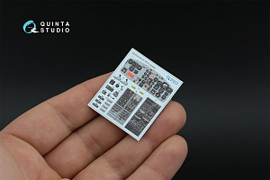 UH-1B 3D-Printed & coloured Interior on decal paper (Trumpeter)