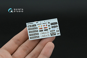 ZIL-131 3D-Printed & coloured Interior on decal paper (Zvezda)