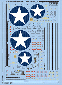 Decal 1/72 Boeing B-17F Flying Fortress (Kits-World)
