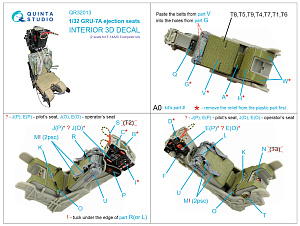 GRU-7A ejection seats  F-14A/B (2 pcs) (Trumpeter)