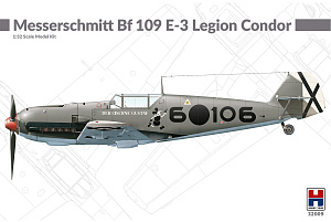 Model kit 1/32      Messerschmitt Bf-109E-3 Legion Condor Dragon + Cartograf + Masks   (Hobby 2000)