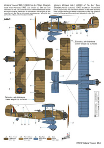 Model kit 1/72 Vickers Vincent (Frrom-Azur)