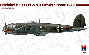 Model kit 1/72 Heinkel He-111H-2/H-3 Western Front 1940 (Hobby 2000)