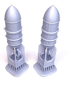 Additions (3D resin printing) 1/48 FAB-500M43 bombs (2pcs) (Mazhor Models)