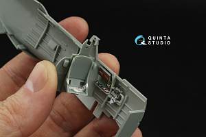 SBD-3/SBD-4 Dauntless Pilot's cockpit 3D-Printed & coloured Interior on decal paper (Accurate Miniatures/Academy/etc)