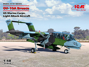 Model kit 1/48 North-American/Rockwell OV-10А Bronco US Marine Corps (ICM)