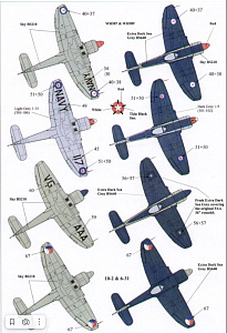 Decal 1/72 Hawker Sea Fury FB.11 (8) (Xtradecal)