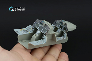 Eurofighter Typhoon Twin-seater EF-2000B/2000T 3D-Printed & coloured Interior on decal paper (Trumpeter)